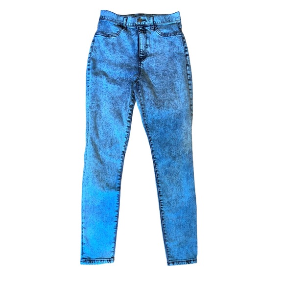 Fashion Nova Denim - Fashion Nova Blue Acid Wash High Rise Jeans